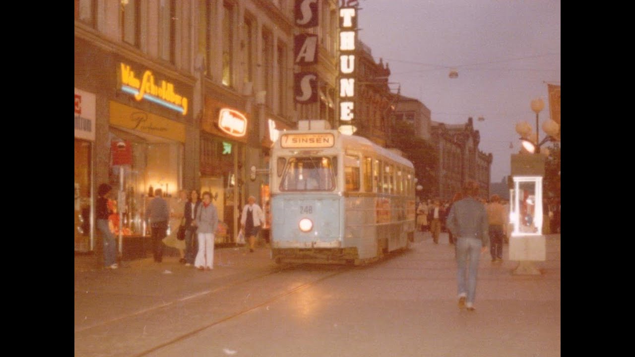 Oslo trams and suburban railways, 1963