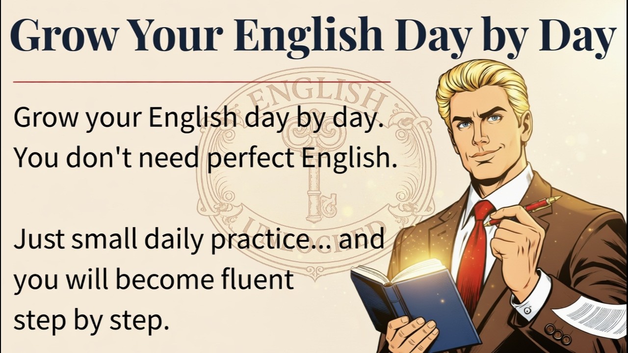 Grow Your English Day by Day | Graded Reader ✅️ | Improve Your English Fluency | English Podcast 🎧