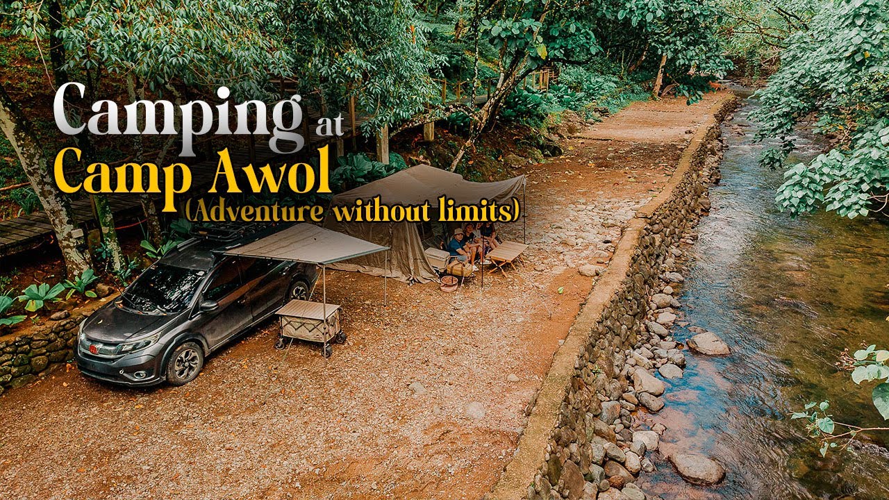 ADVENTURE ESCAPE: River Camping sa Camp AWOL +! Adventure experience 🧗🌿🏕️ | NEW DJI Mini 5 PRO