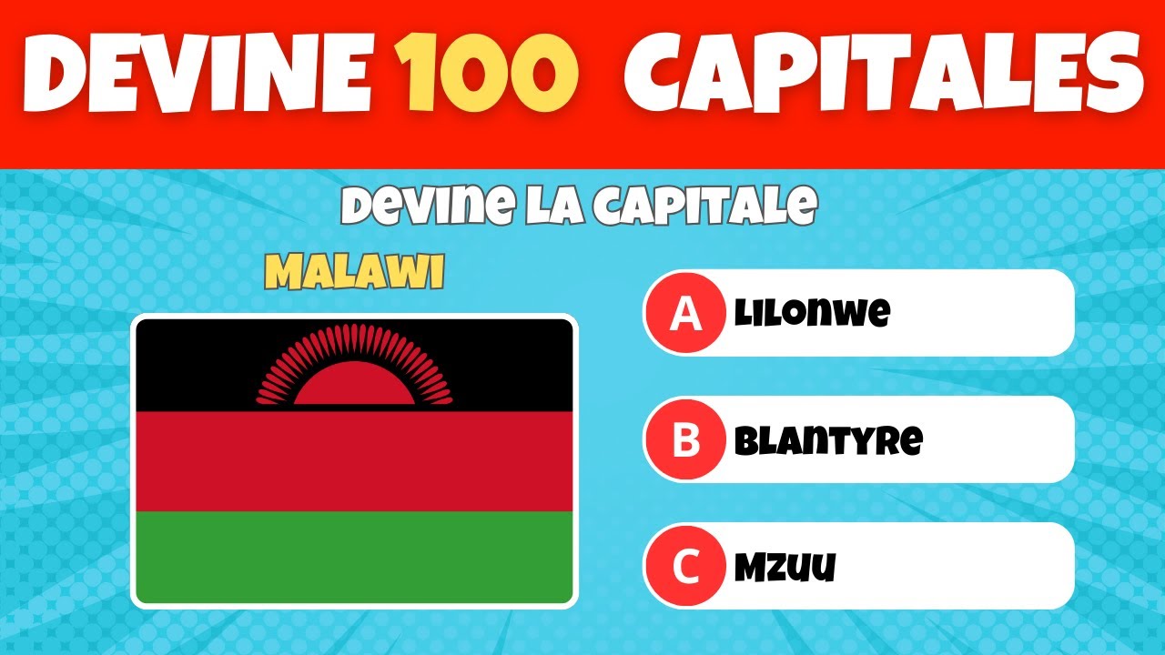 Quiz Géographique : Le Challenge des Capitales | Quiz Quiz