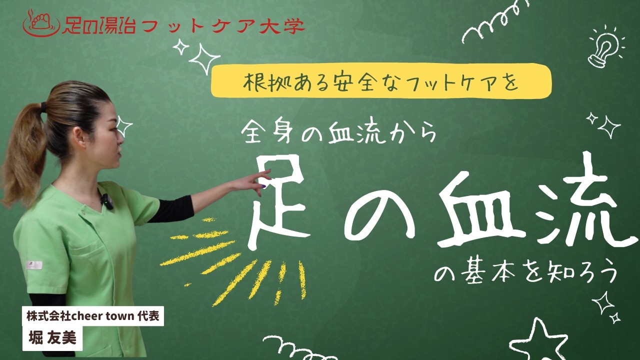 全身の血流から【足の血流】の基本を知ろう