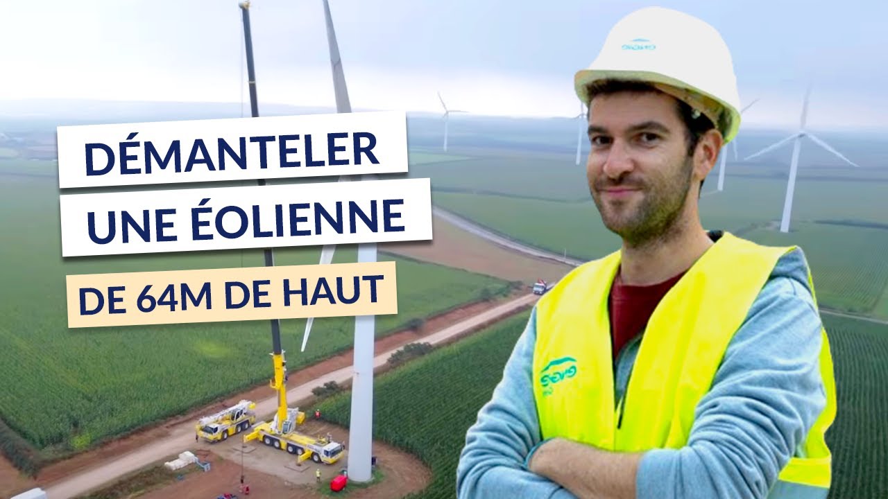 Je participe au DÉMANTÈLEMENT d'une ÉOLIENNE en Bretagne | En Avant
