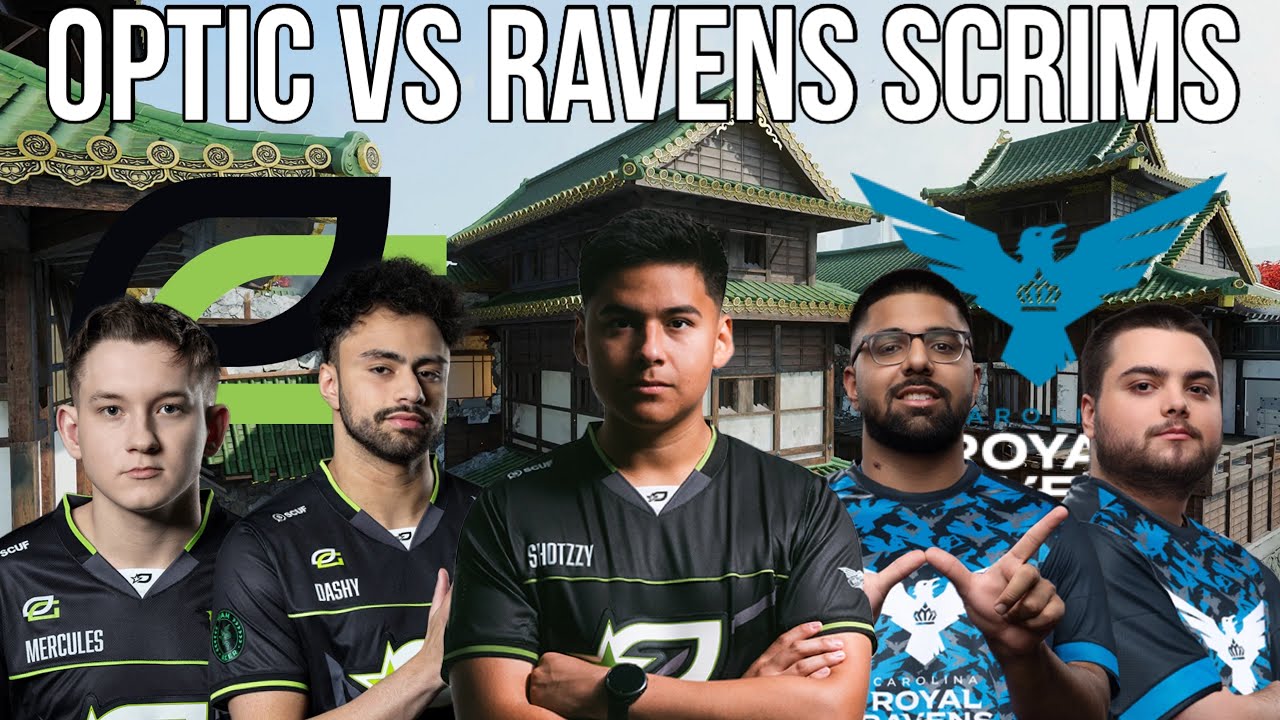 Ravens Getting SLAMMED By OpTic In Scrims - Full Scrims (Shotzzy POV)