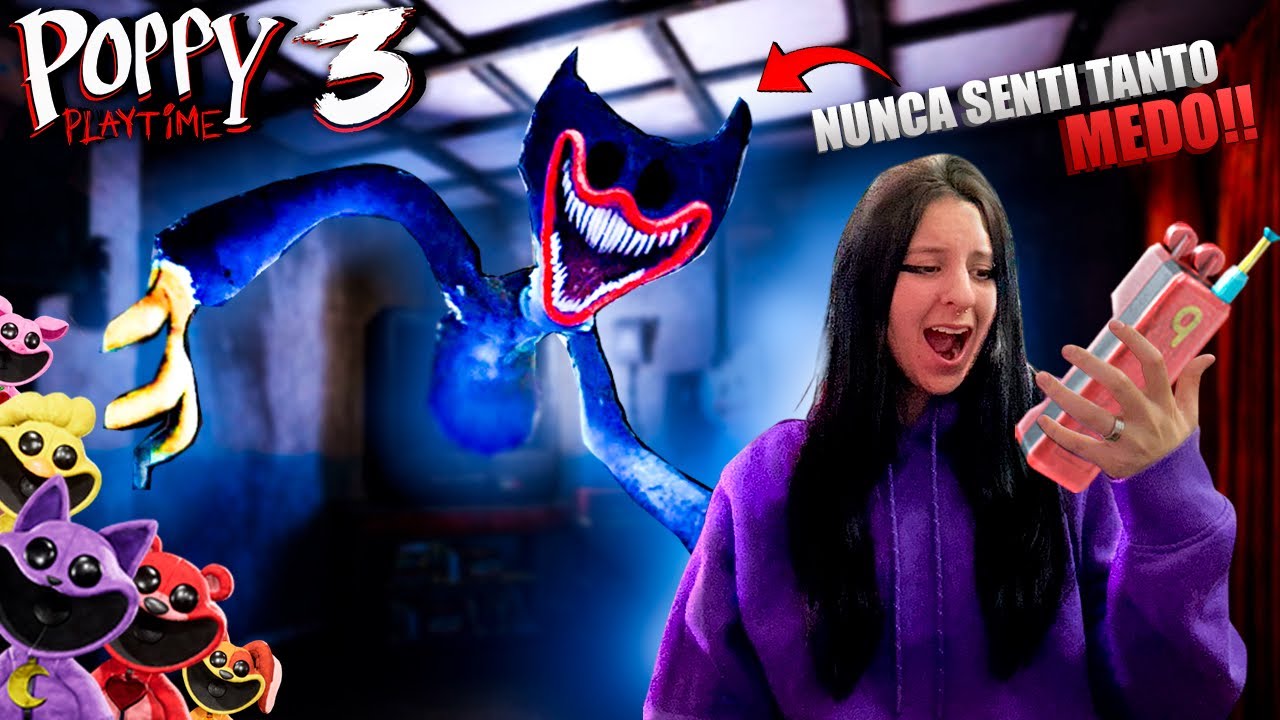 EU NUNCA MAIS JOGO ISSO!! Poppy Playtime Chapter 3- Ep.1