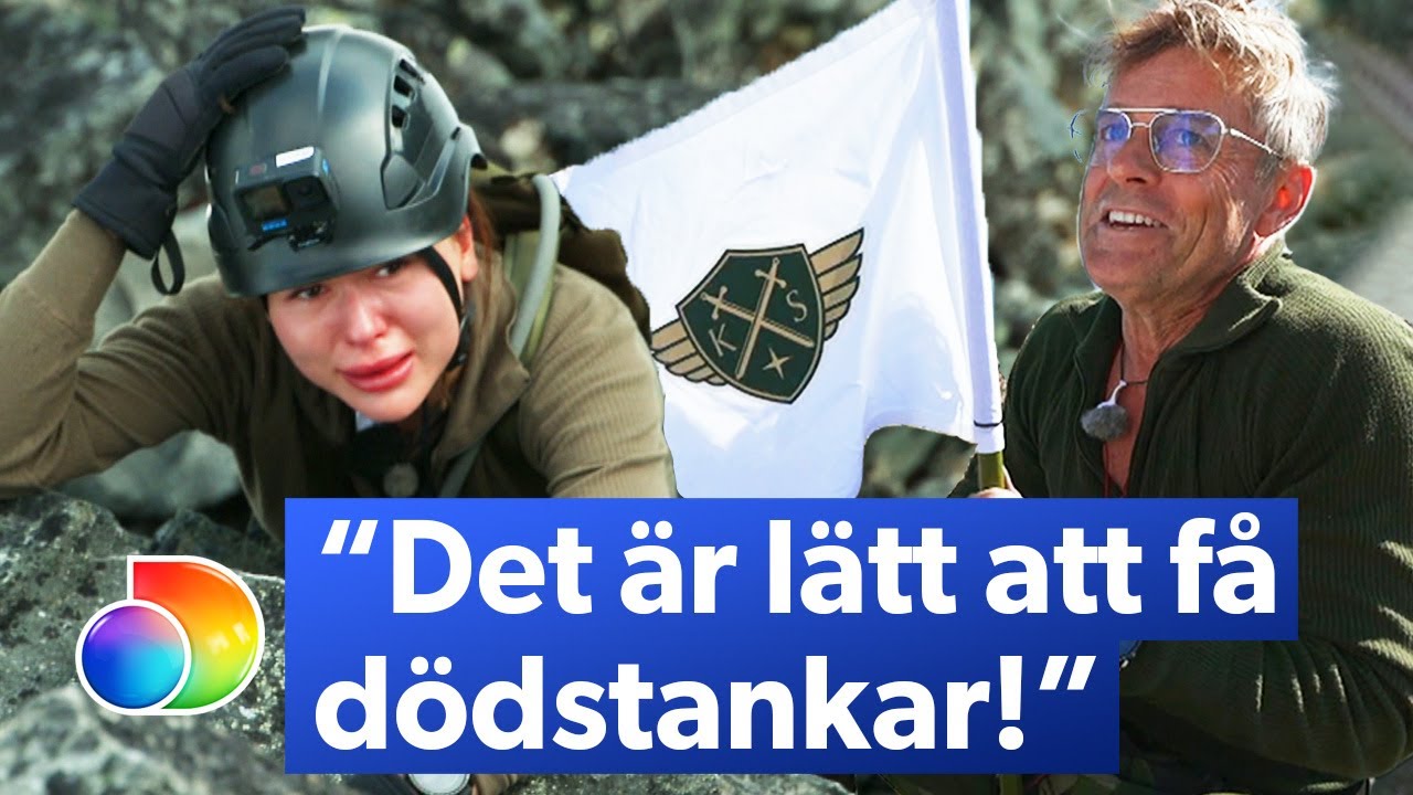 Victoria Eklund bryter ihop under bergsklättringen i finalen | Kompani Svan | discovery+ Sverige