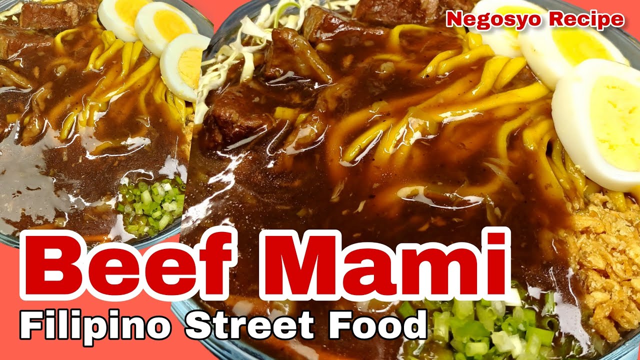 ITO SIKRETO NG MASARAP NA BEEF MAMI | Recipe Negosyo Famous Filipino Street Food | GOTO LUGAW MAMI