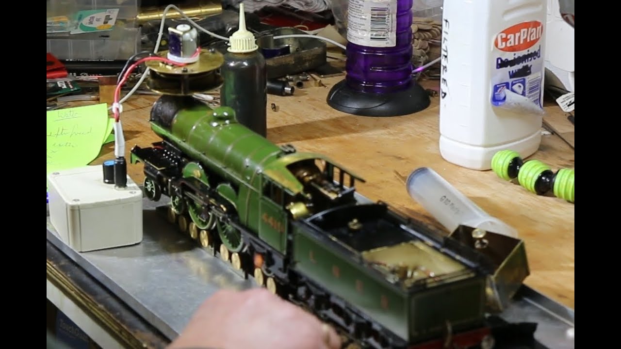 O Gauge Live Steam — повышение уровня пара