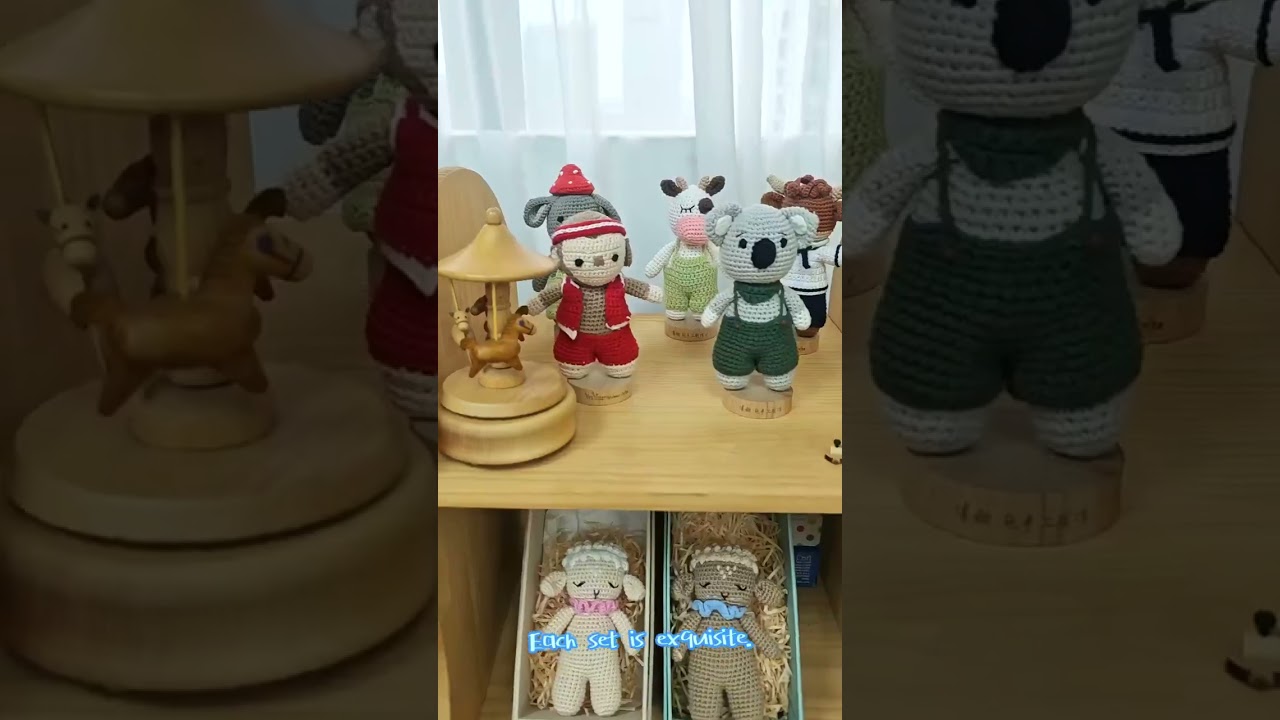 Cut Croceht Animal Dolls 