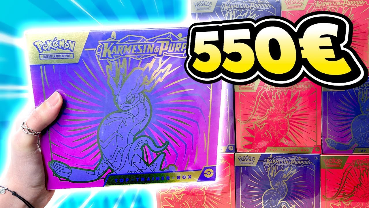 Ein GANZES CASE Karmesin & Purpur TOP TRAINER BOXEN 😱 Pokémon Booster Opening