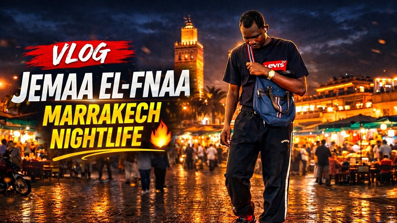 The Magic of Marrakech-Morocco at Night | Jemaa El-Fnaa Is INSANE! 🇲🇦🔥 ✨