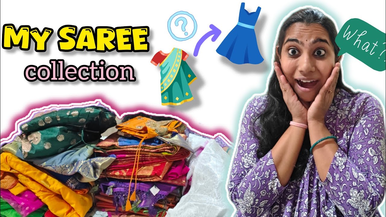MY Saree Collection | Saree Transformations 🤯 #simplyrangarajs #momlife