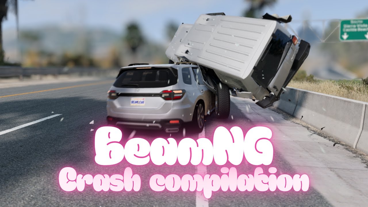 Beamng Crash Compilation #cars #crash #beamng #game