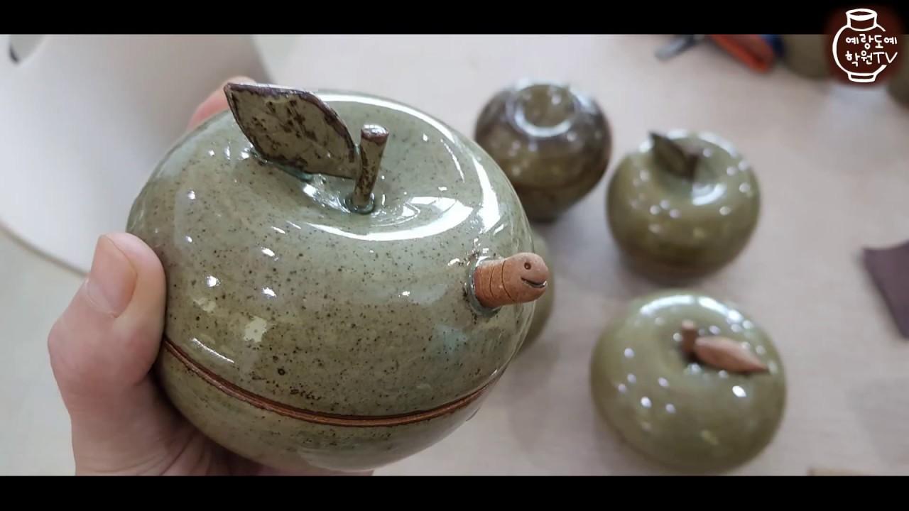 도자기 사과합 🍏 Throwing How to make a ceramic apple