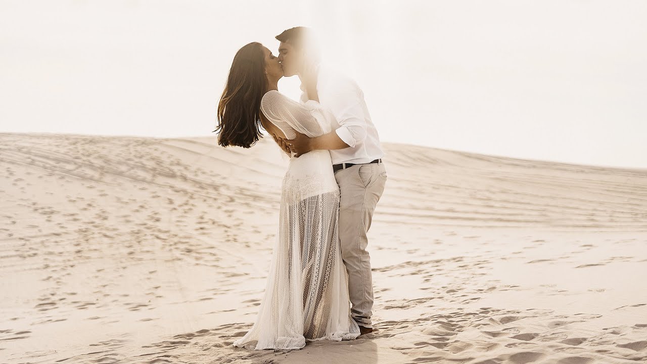Pre wedding nas dunas de Cabo Frio - Região dos Lagos - Fernanda e Wallace