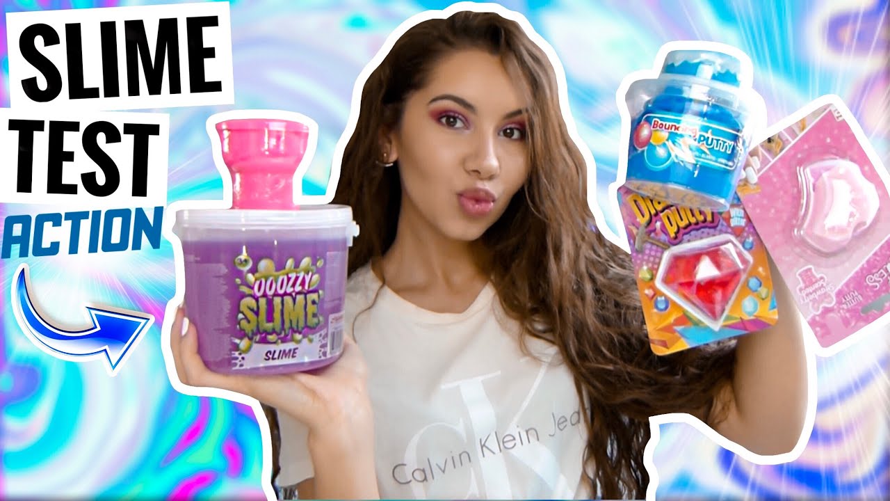 ACTION SLIME Testen! + Slimesmoothie 😛 | Valeria Greb