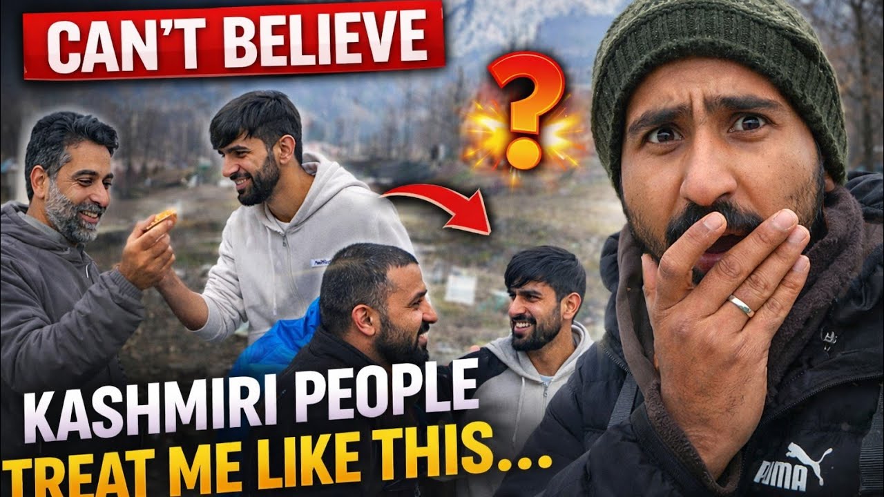 How kashmir people treat to a tourist 😲 || village people in kashmir ❤️ || exploring winter kashmir 