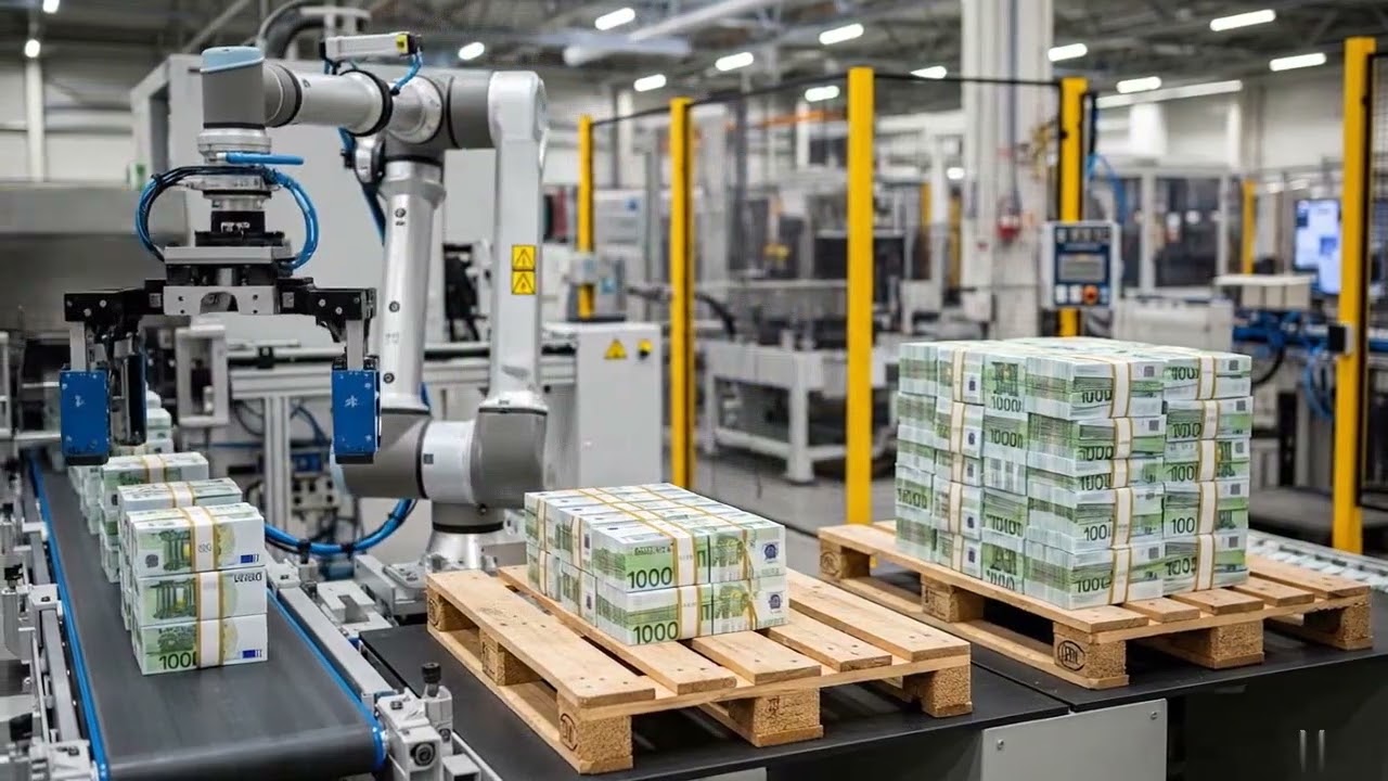 Inside Europe’s Money Factory: How the Euro Banknote Is Printed and Secured Full Process@English lab