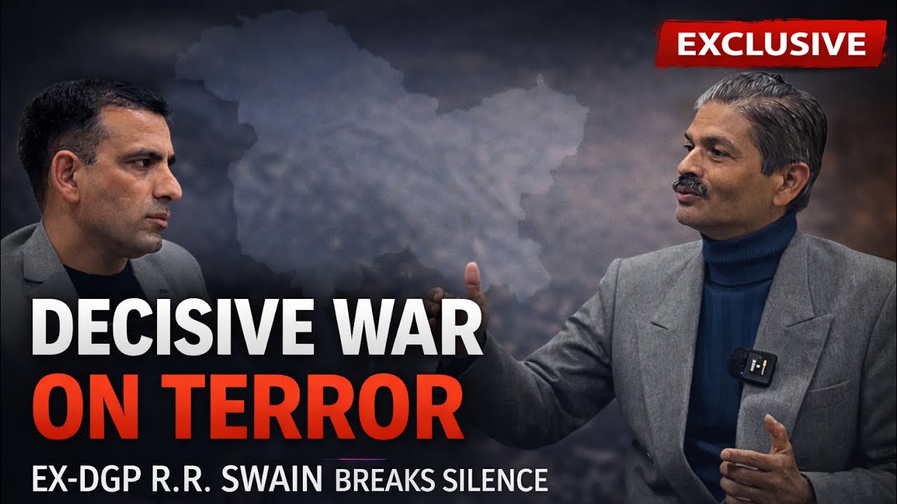 Pak Control, Narrative War, White collar terror; Ex-DGP of J&K R.R.Swain's first Big interview