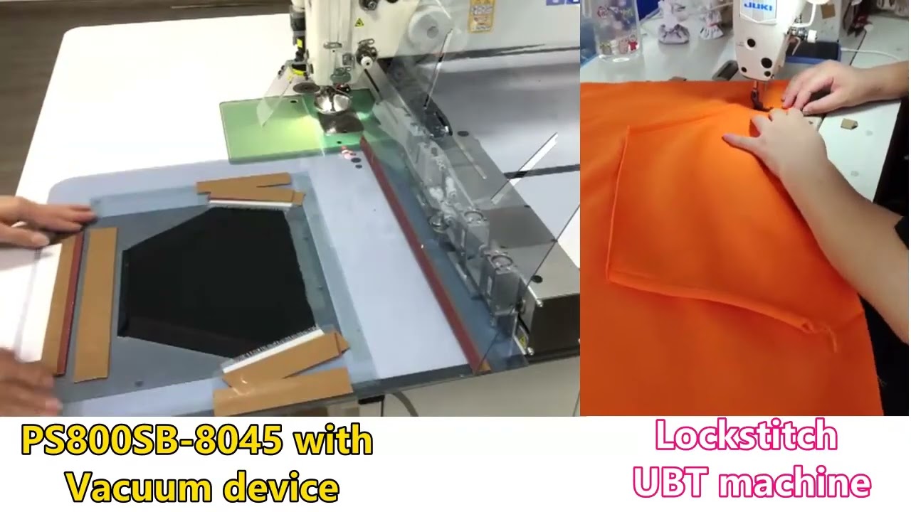 JUKI PS-800 with vacuum device (Kangaroo pocket operation)