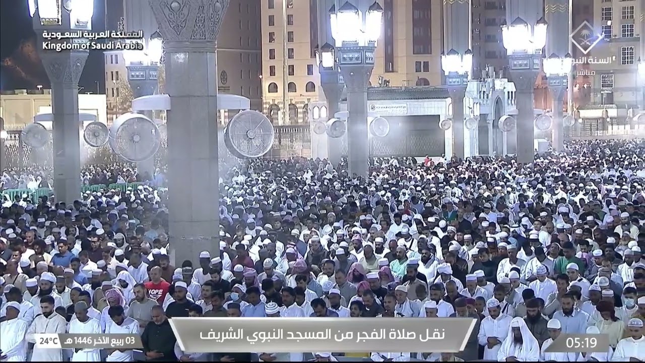 أول فرض للشيخ عبدالله القرافي من المسجد النبوي | صلاة الفجر الأحد 3 ربيع الآخر 1446 هـ