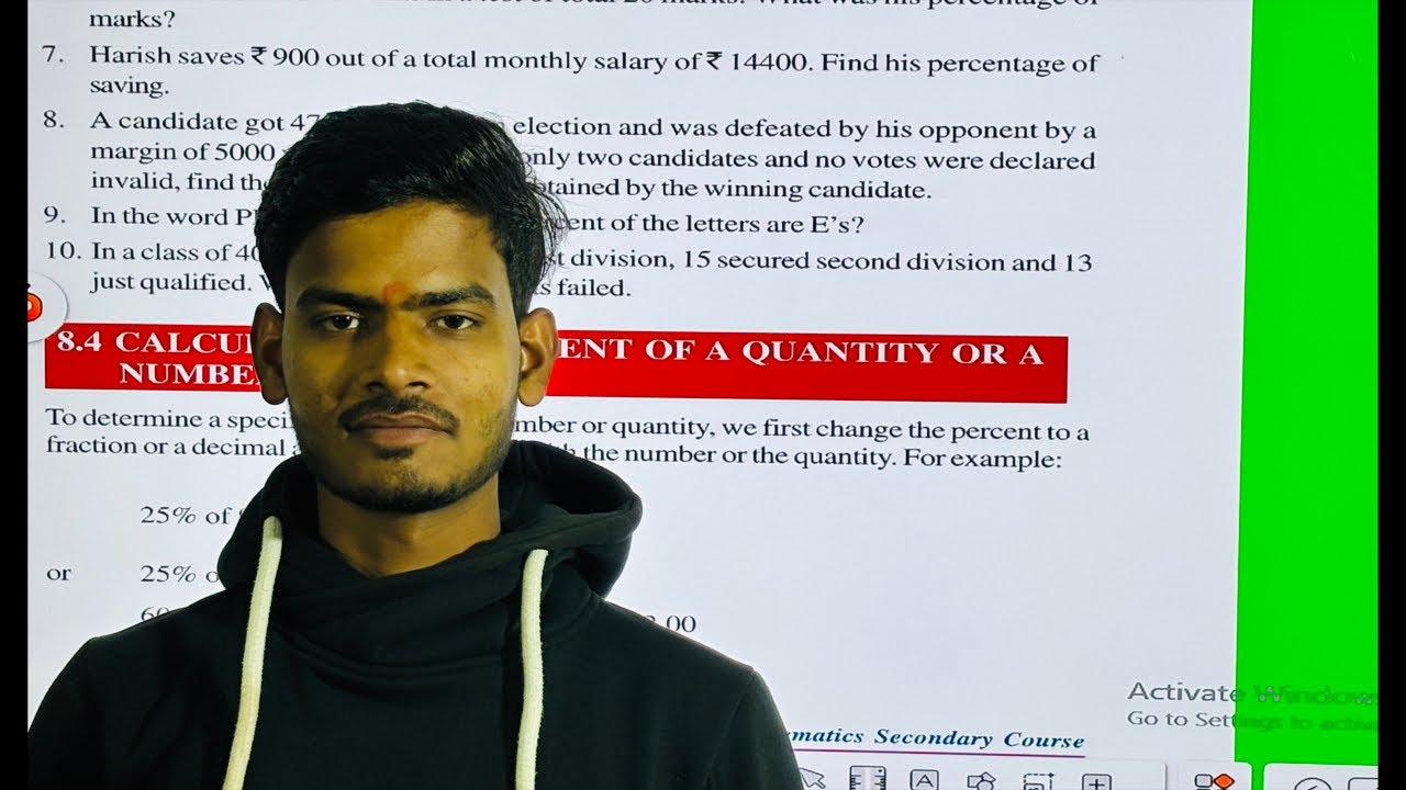 Math by Vipul sir (Percentage)