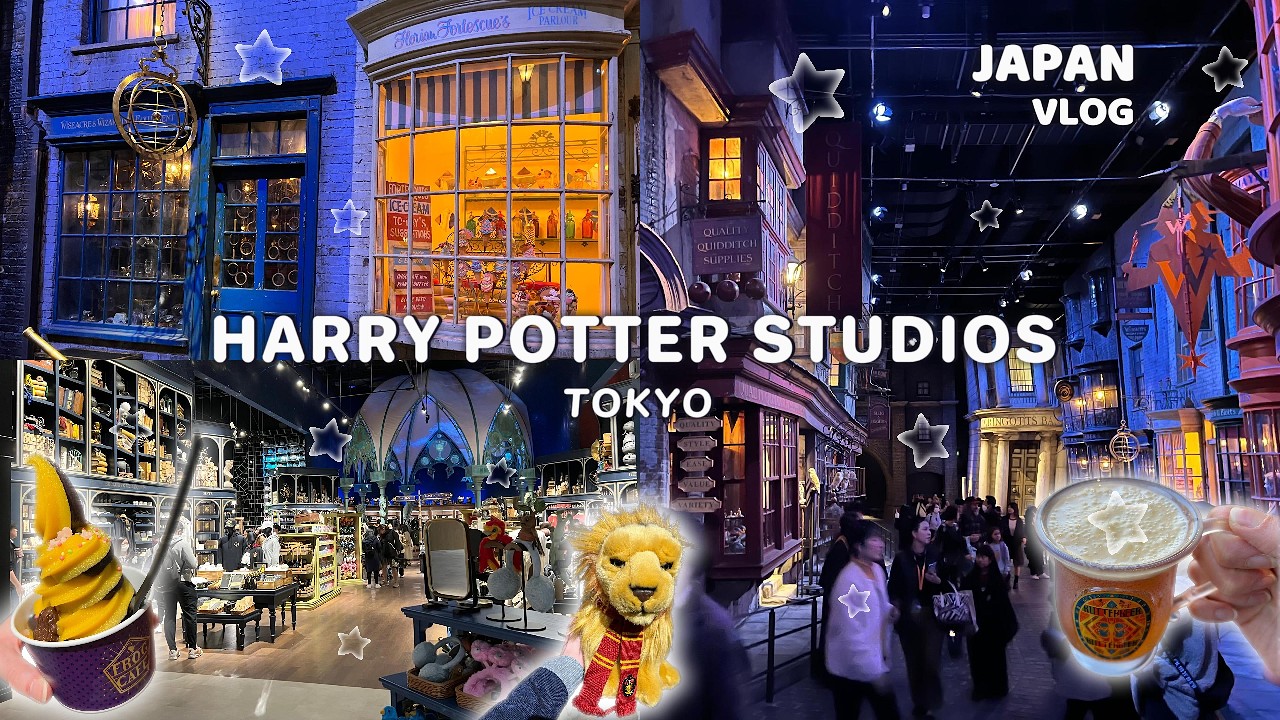 [🎧🎋 VLOG] experiencing the Harry Potter Studios @ Tokyo, Japan Shopping | #ショッピングデー #買い物vlog #여행