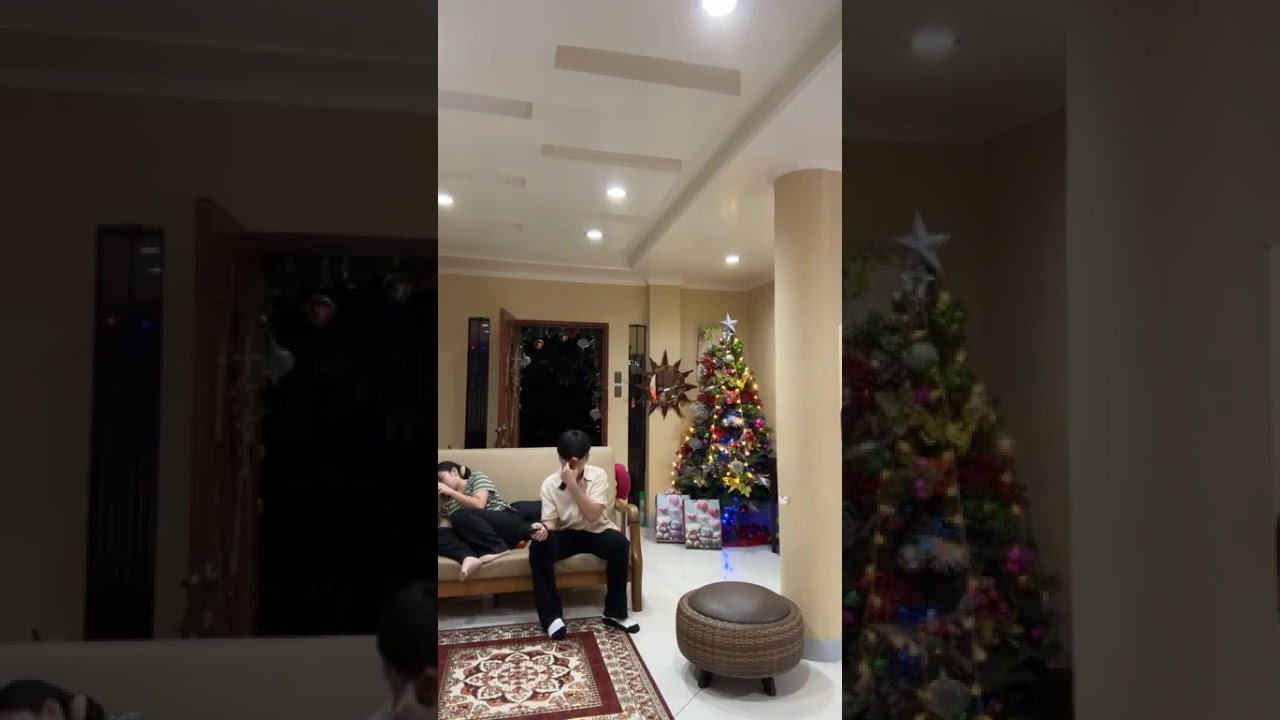 Videoke moments with the family.