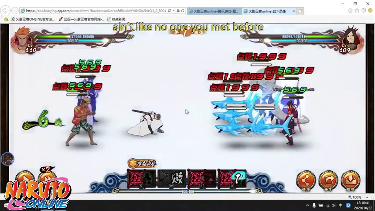CN SPACE TIME BATTLE SEMI FINAL - Naruto Online