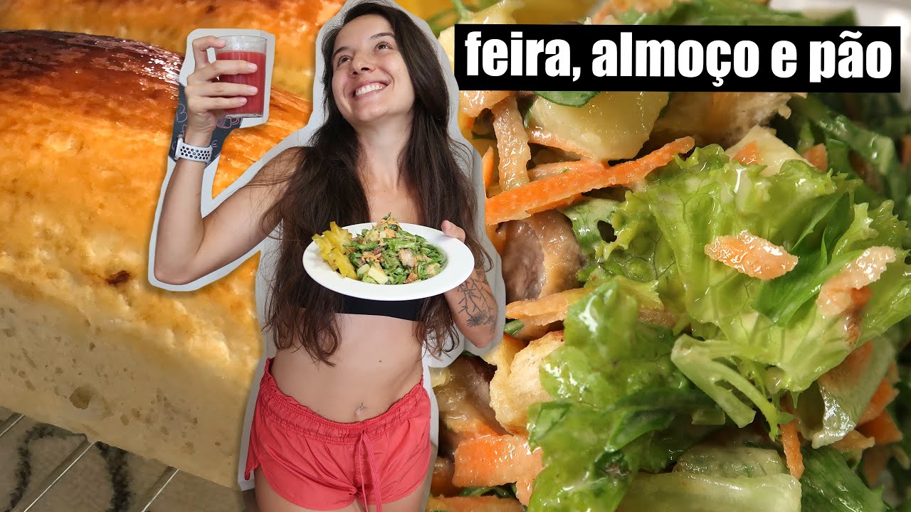 VLOGÃO PÓS FÉRIAS | A VOLTA DA NOSSA ROTINA: FEIRA, ALMOÇO E PÃO CASEIRO | TNM Vegg
