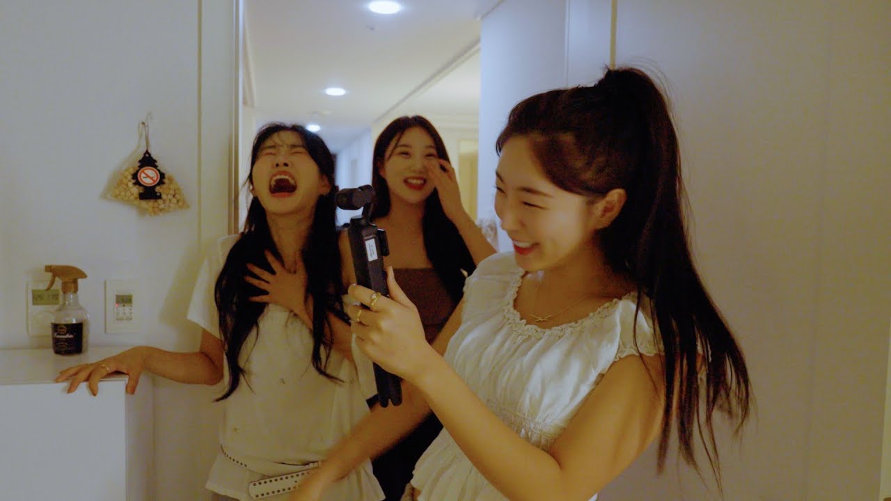 여자 혼자사는 집을 기습했습니다...♥