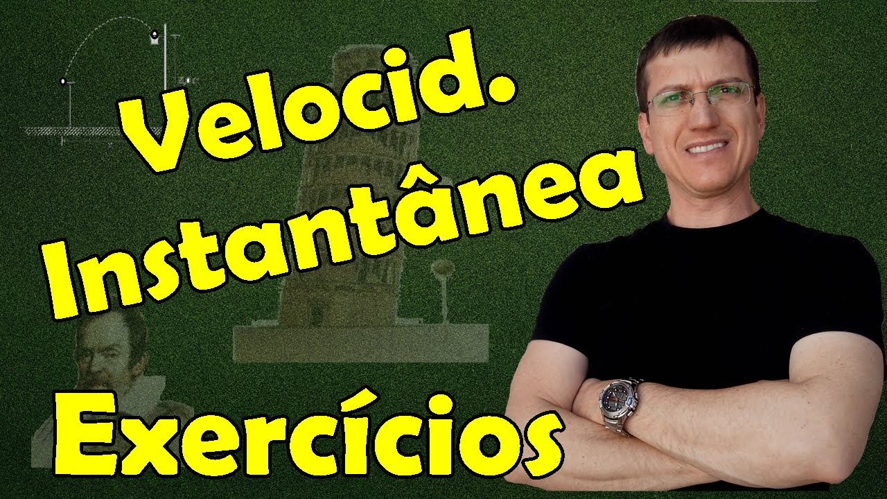 Velocidade instantânea - CINEMÁTICA - Aula 3 - Questão 15 - Prof. Marcelo Boaro