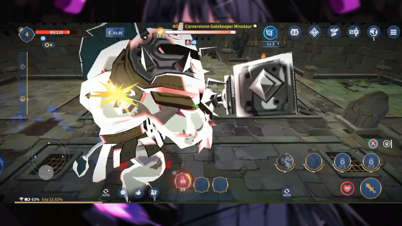 1st Floor Boss Defeated by a Solo Player! -TeeTiny Tower of Despair.