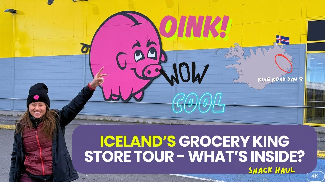 Shopping at B&oacute;nus in Iceland | Grocery Store Tips in Egilssta&eth;ir [4K]