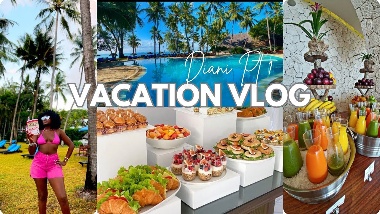 🌴VACAY VLOG🌴; DIANI pt1..Airport/checking in/ room tour ……