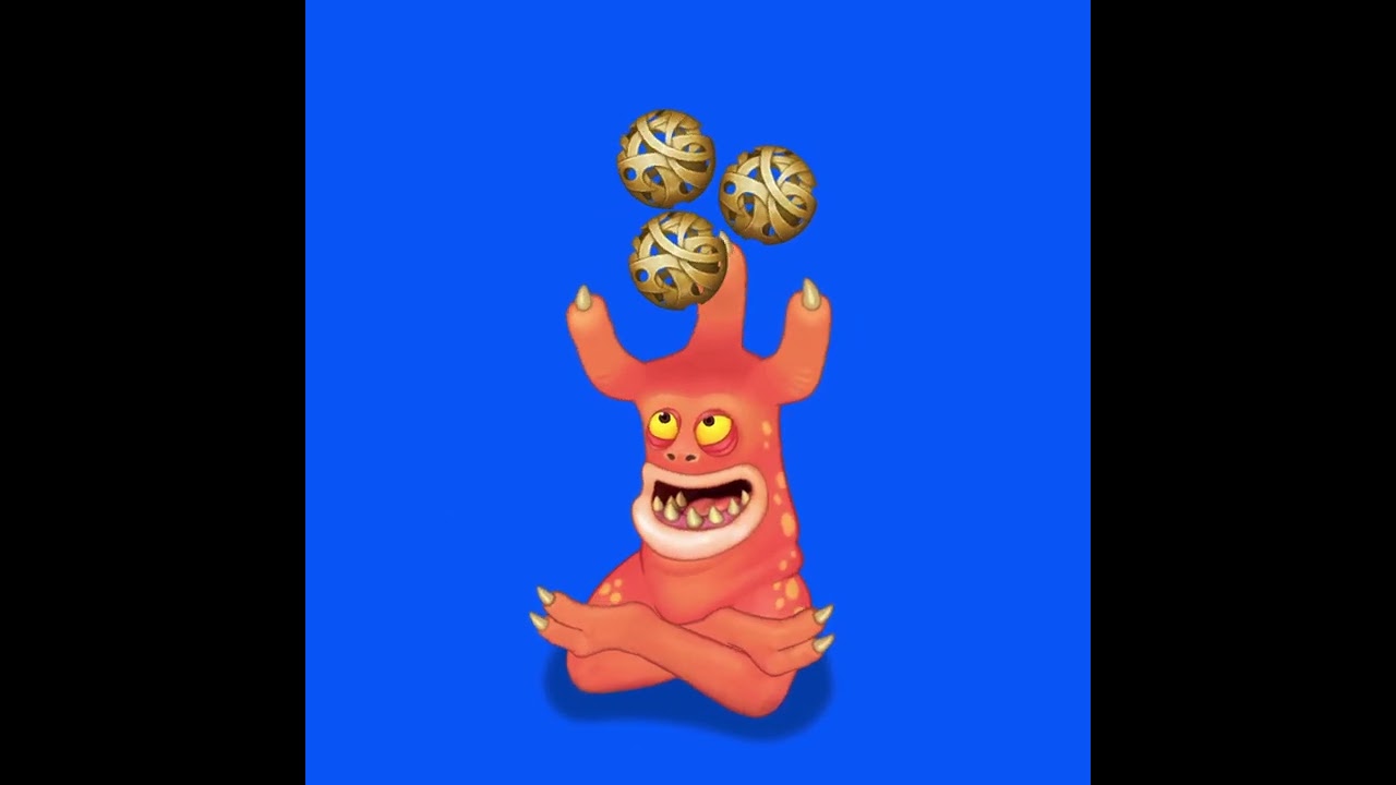 Yuggler Blue Screen [Psychic Island] | My Singing Monsters