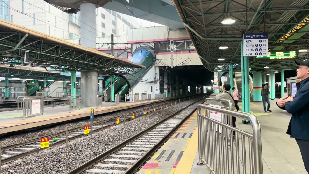 2025.04.20 경부선 영등포역 #1553 용산발 익산행 장항선 무궁화호 진입 동영상