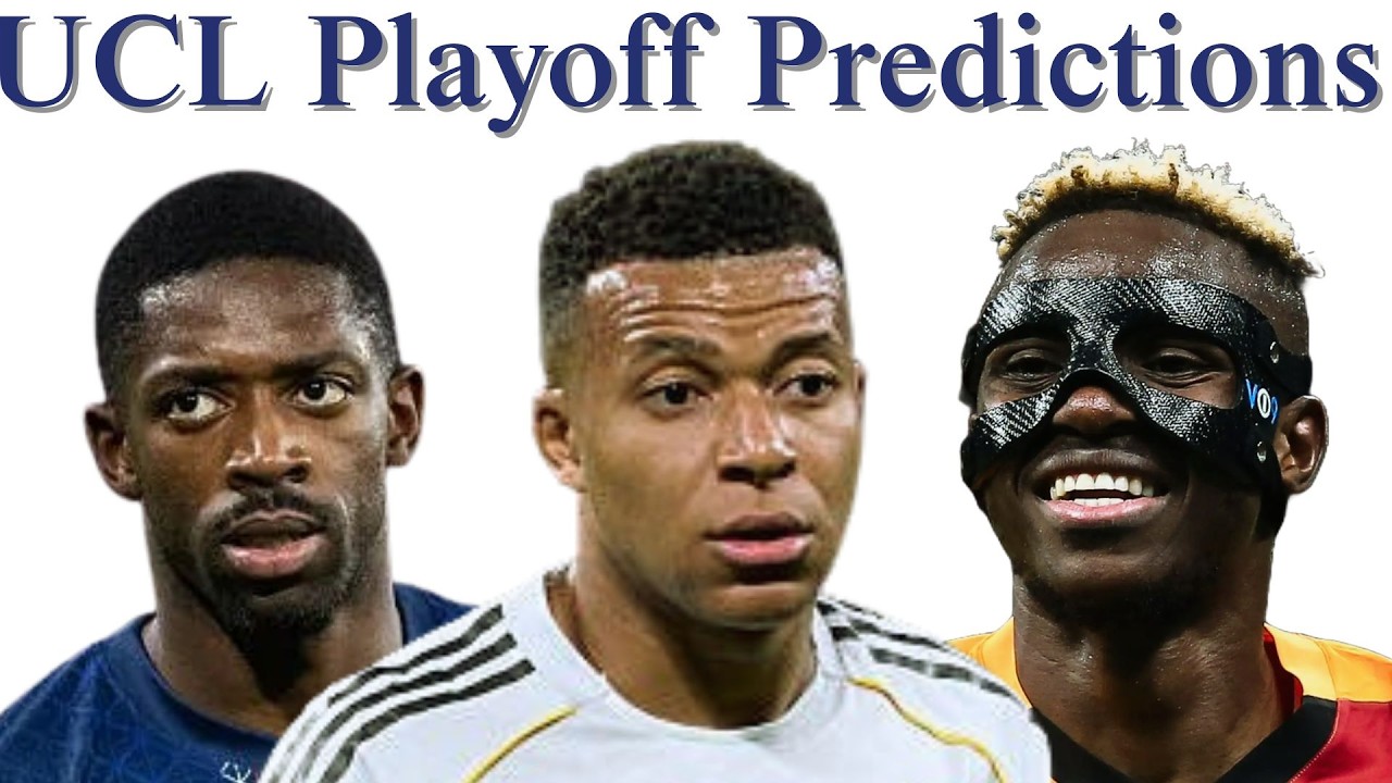 UCL PLAYOFF PREDICTIONS SECOND LEG! #championsleague
