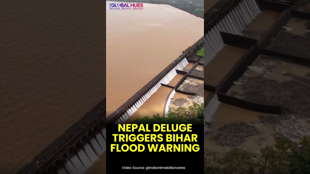 #nepal Deluge #triggers #biharflood Warning How #valmikinagar Barrage Saved The Day 🌊