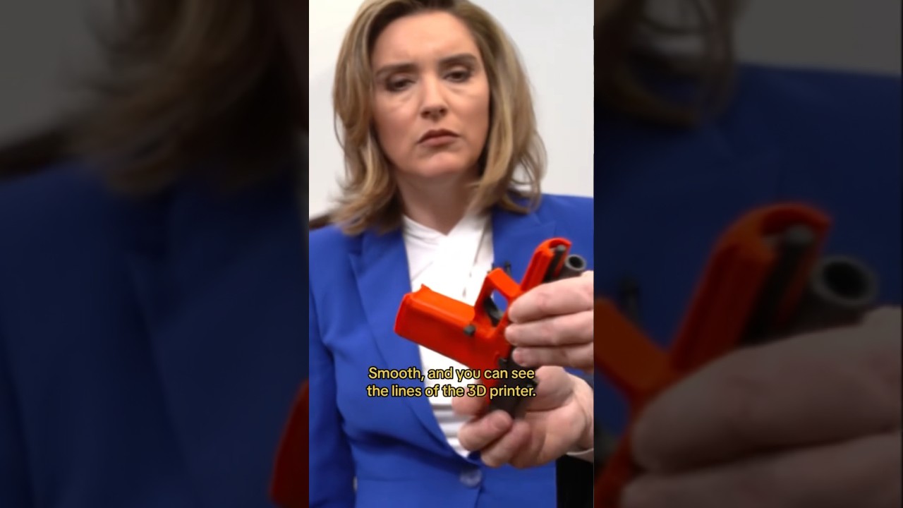 ATF officials show how people can quickly use a 3D printer to make ghost guns #shorts