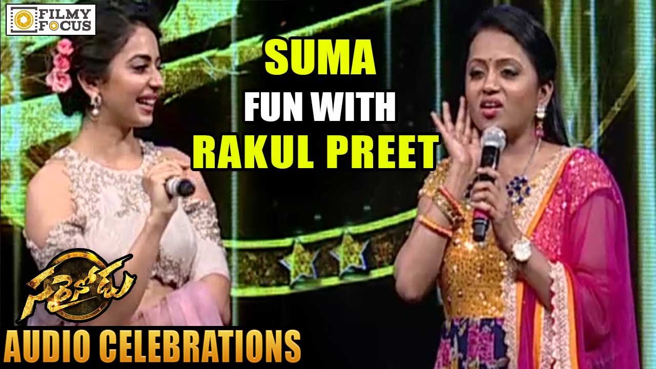 Anchor Suma Fun with Rakul Preet Singh - Filmyfocus.com