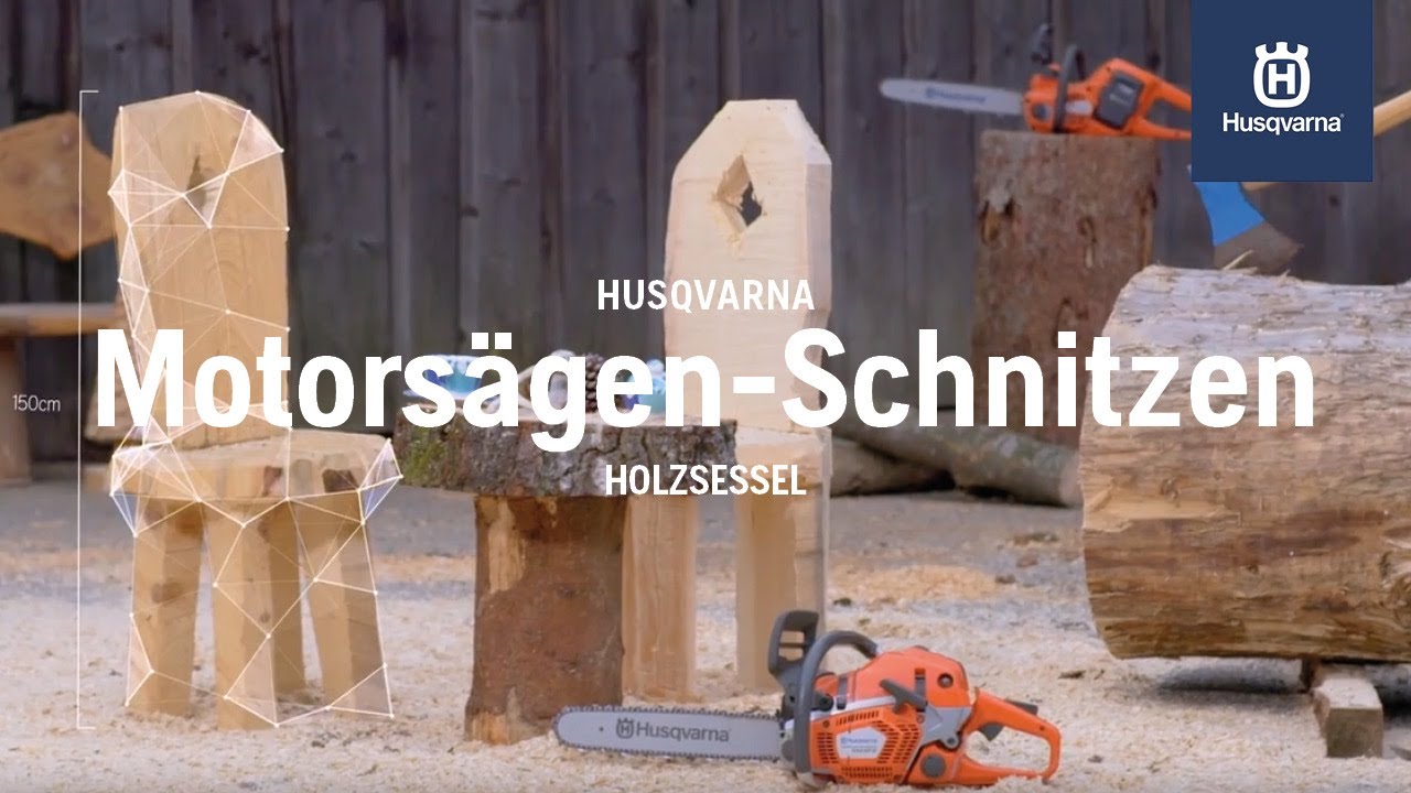 Motors&auml;gen-Schnitzen wie ein Profi: HOLZSESSEL