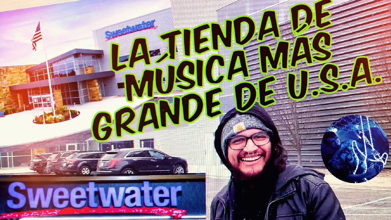 Tour por la tienda de música Sweetwater en U.S.A.  EVlog no. 1 ( Español - Spanish)