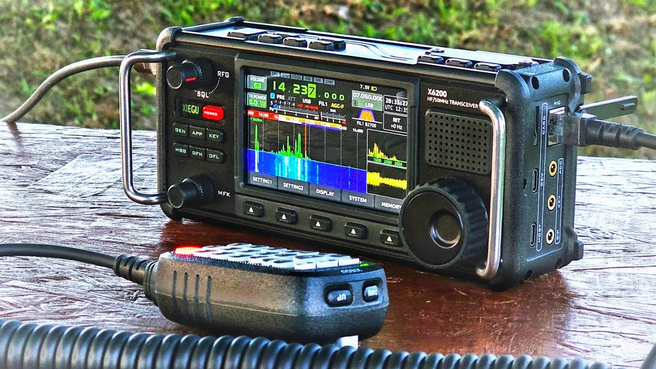 Новый XIEGU X6200 - сверхпортативный КВ-трансивер SDR (обзор, сравнение, измерения)