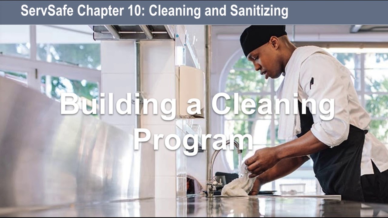 ServSafe Chapter 10.4 Chemicals and Cleaning Programs