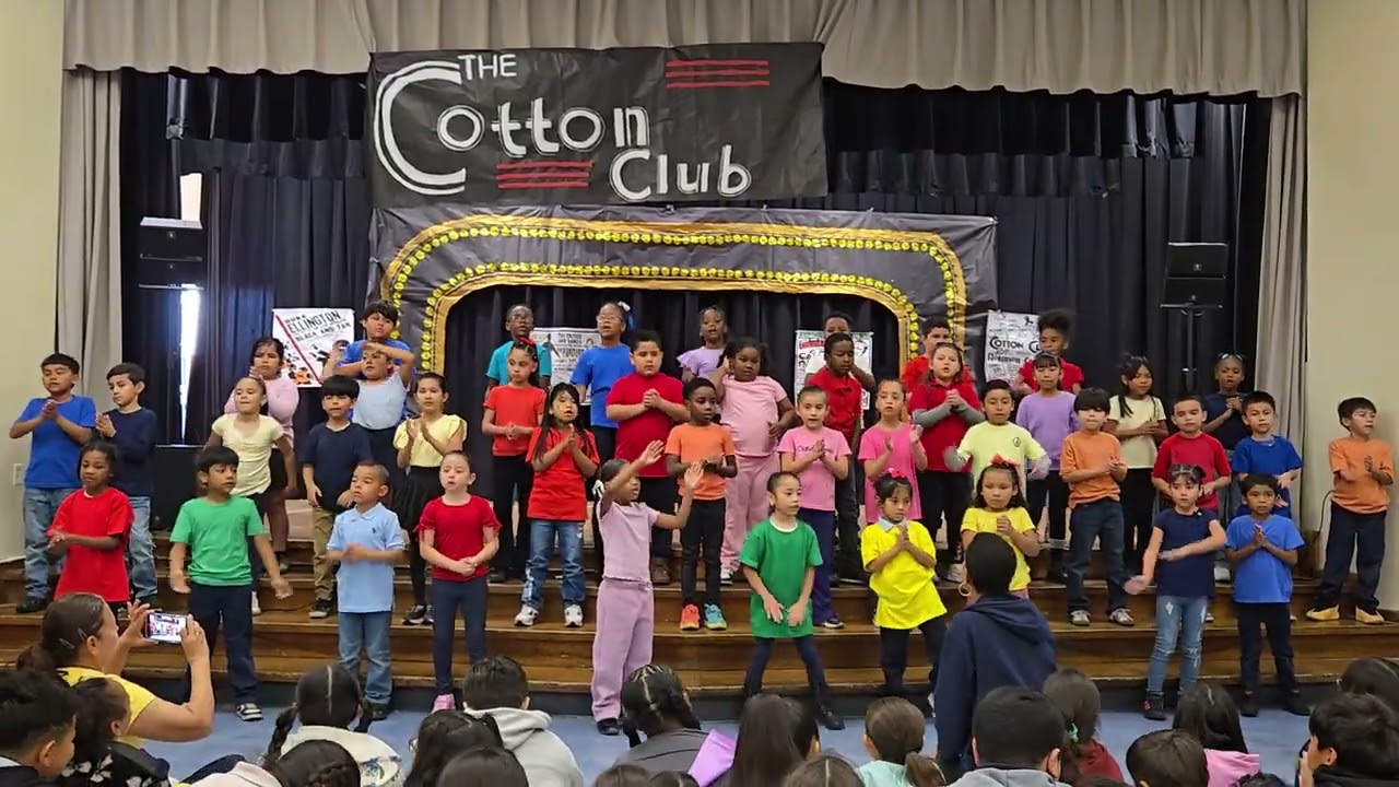Tibby elementary black history month performance 