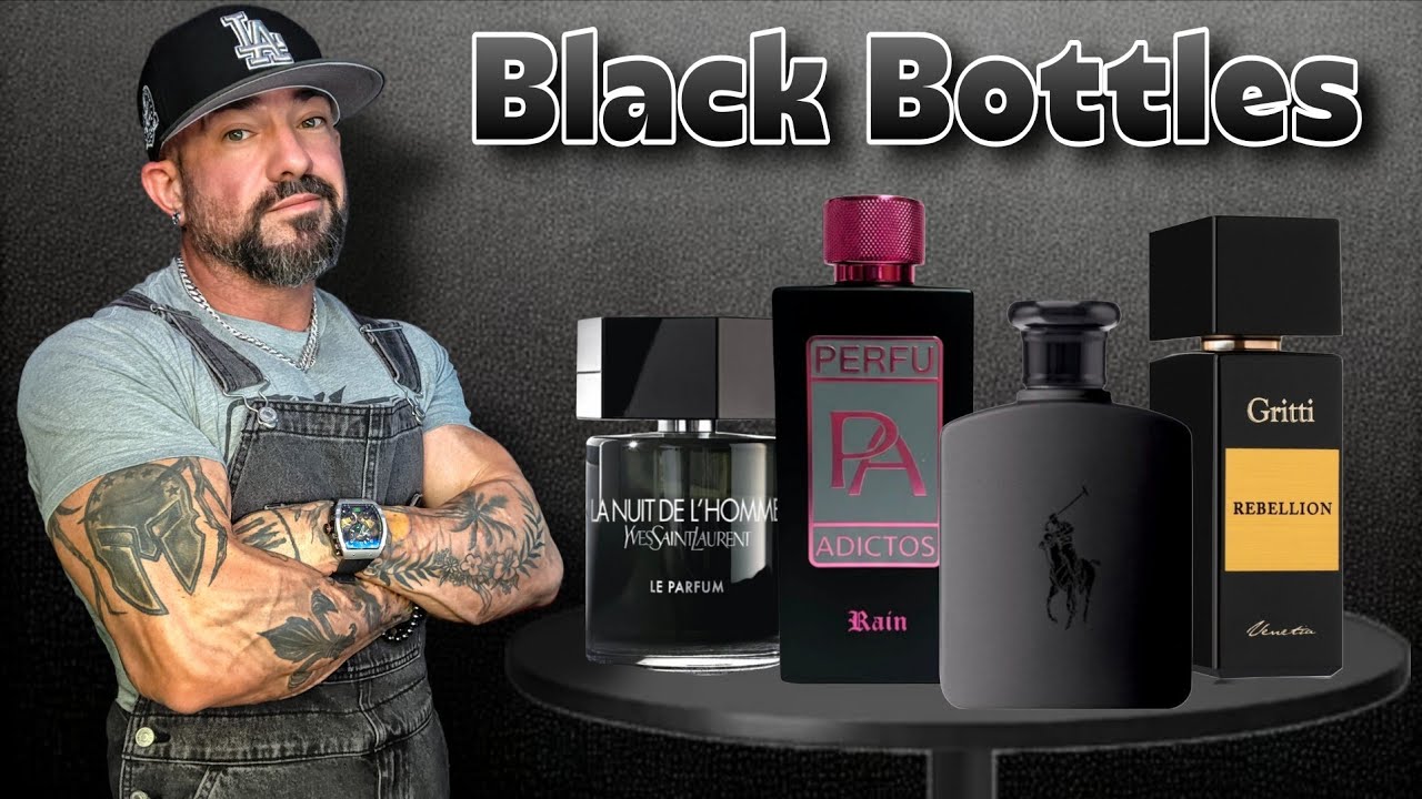 Top 10 Black Bottle Fragrances In My Collection: TAG VIDEO