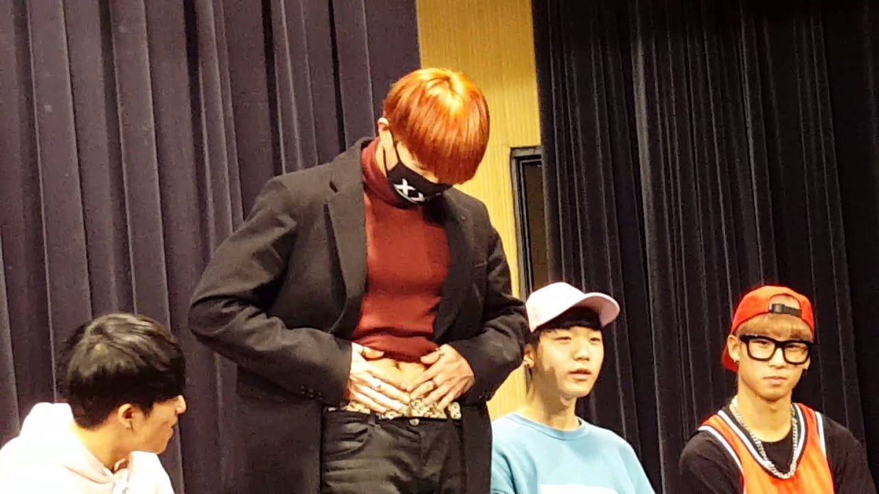 160214 DOB TAIWAN FANMEETING - 朴鎮露腹肌+根韓死守肚子ㅋ