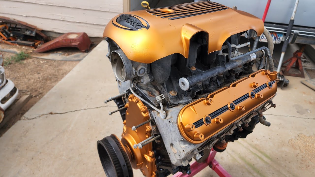 How I custom painted the valve covers on my LS