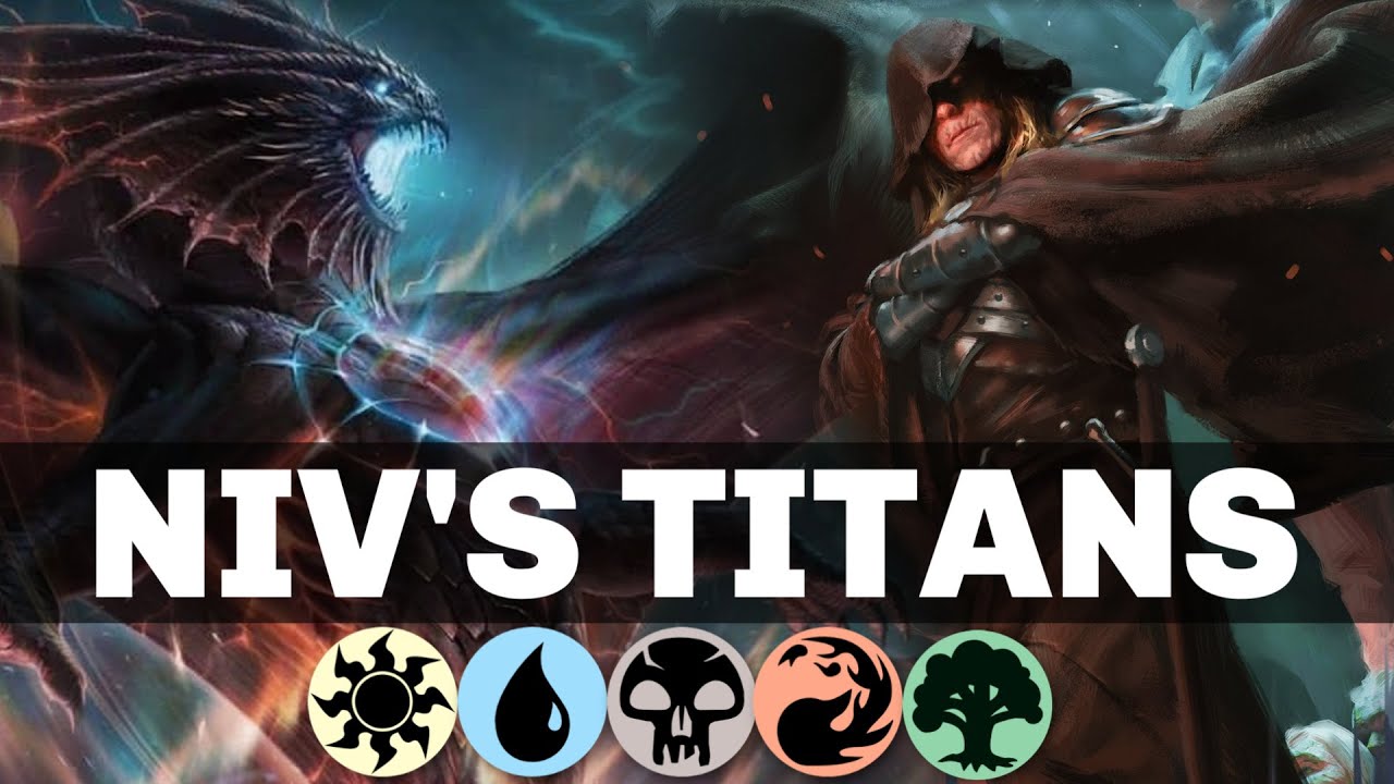 Niv's Titans (Standard) [MTG Arena] | 5-Color Lazav Combo in THB Standard