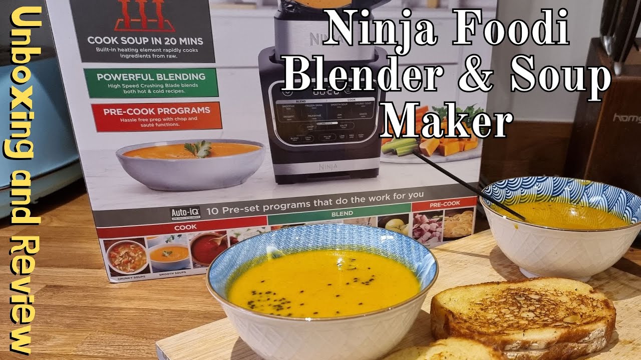 Обзор блендера и суповарки Ninja Foodi HB150UK | Рецепт супа из моркови и сладкого картофеля